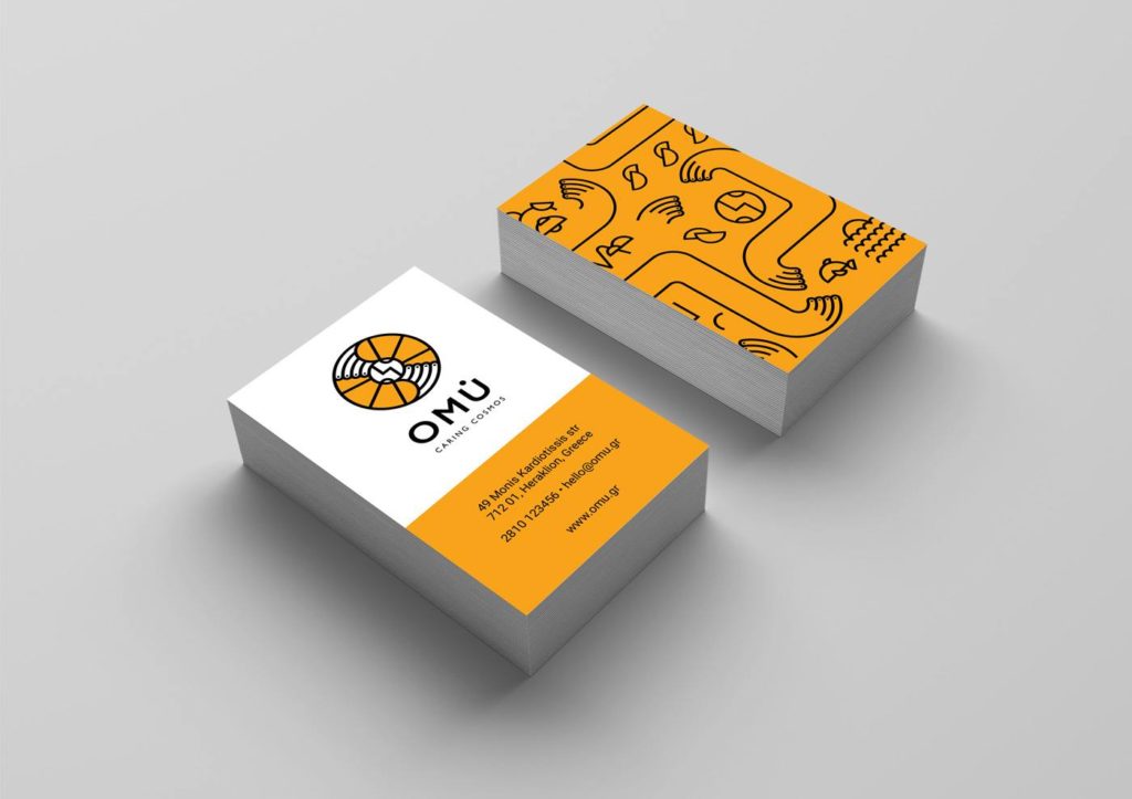Lazy Snail branding business cards
